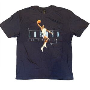 GILDAN, Michael Jordan SoftStyle Shirt,XL, Length 30in, Pit to Pit 23in, Navy